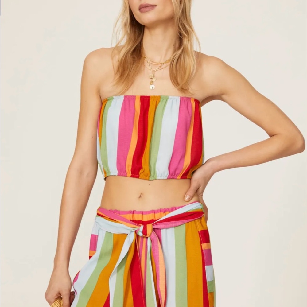 Show Me Your Mumu Striped Teeny Tube Top